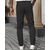 baratos Magro-Homens Social Calças chinês Bolsos Botões Tecido Conforto Formal Festa Trabalho Moda Estilo Clássico Preto Branco Micro-Elástica
