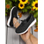 cheap Women&#039;s Slip-Ons &amp; Loafers-Women’s Blue Lace-Up Fabric Sneakers – Comfortable Casual Shoes for Outdoor Walks, Country Living and Farm Visits