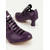 cheap 1930s-Women&#039;s Purple Edwardian Cage Strap Heels – Vintage 1900s-Inspired Faux Leather Kitten Heel Dress Shoes, Retro Costume Footwear for Historical Reenactment, Theater, and Gothic Lolita Style