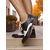 preiswerte Damenschnürschuhe-Damen-Oxford-Schuhe mit Flügelkappe in Schwarz und Weiß – Schnürschuhe aus Leder im Brogue-Stil der 1950er Jahre fürs Büro, Freizeitausflüge und Mode im Retro-Stil