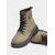 preiswerte Kampfstiefel-Damen-Kampfstiefel mit Schnürung und seitlicher Schnalle – strapazierfähige Anti-Rutsch-Sohle, lässiger Outdoor- und Farm-Stil, perfekt für Herbst und Winter