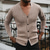 preiswerte Herren Strickjacke-Herren Strickjacke Kurzer Cardigan-Pullover Verkürzter Pullover Gerippt Zopfmuster Stricken Abgeschnitten Gestrickt Basic Einfarbig V Ausschnitt Alltagskleidung Familientreffen Bekleidung Herbst