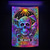 preiswerte Halloween-Wandteppiche-Schwarzlicht Wandteppich Skelett Tarotkarte Leuchtend im Dunkeln Glow Party UV reaktiv Trippy Nebelig hängender Wandteppich Wandkunst Wandmalerei für Wohnzimmer Schlafzimmer
