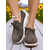 cheap Women&#039;s Slip-Ons &amp; Loafers-Women’s Blue Lace-Up Fabric Sneakers – Comfortable Casual Shoes for Outdoor Walks, Country Living and Farm Visits
