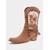 abordables Cowboy et bottes occidentales-Bottes western brodées pour femmes avec franges et pompons – bottes bohème chic pour le travail à la ferme et les sorties décontractées
