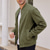 preiswerte Faux-Suede-Jacken-Herren Imitat-Lederjacke Freizeitjacke Urlaub Täglich Warm Tasche Herbst Winter Einfach Mode Klassisch Stehkragen Regulär Schwarz Marineblau Blau Khaki Armeegrün Jacken