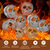 cheap Halloween-Halloween Imitated Human Skull Gas Log for Indoor or Outdoor Fireplaces Ceramic Fireproof Skull Shaped Charcoal for Fire Pit Refractory Fire Pit Skull Log Halloween Decor