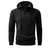 abordables sweats à capuche basiques pour hommes-Homme Sweat à capuche Noir Blanche Gris foncé À capuche Uni Jacquard Cordon de serrage A côtes Quart de zip Sport &amp; Loisir Quotidien Fête Polyester Streetwear Basique Occasionnel Printemps Automne