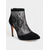 preiswerte Stiefeletten-Schwarze Stiletto-Stiefeletten aus Spitzennetz für Damen – elegante spitze Zehenpartie mit Absatz für Abendpartys, zwanglose Zusammenkünfte oder formelle Anlässe