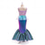 baratos Fantasias para meninas-Conto de fadas sereia Princesa Ariel Vestidos Ocasiões Especiais Cauda de Sereia Personagens de livros de histórias Para Meninas Crianças Dia Das Bruxas Carnaval Espetáculo Vestir-se para eventos