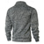 cheap Basic Sweatshirts-Men's Sweatshirt Full Zip Sweatshirt Black Army Green Dark Gray Standing Collar Plain Pocket Daily Sports &amp; Outdoor Holiday Polyester Streetwear Basic Casual Spring Fall Clothing Apparel Hoodies