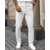 baratos Magro-Homens Social Calças chinês Bolsos Botões Tecido Conforto Formal Festa Trabalho Moda Estilo Clássico Preto Branco Micro-Elástica