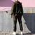 voordelige basis trainingspakken-Voor heren Trui met capuchon Trainingspak Hoodie met volledige rits sweatsuit Leger Groen Khaki Grijs Capuchon camouflage 2-stuks Sport &amp; Outdoor Dagelijks Feestdagen Polyester Streetwear Basic Casual