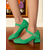 economico Scarpe Mary Jane-Scarpe da donna con tacco a blocco, modello Mary Jane viola – décolleté in similpelle con punta tonda e cinturino regolabile, ideali per le uscite quotidiane, gli eventi scolastici o l'ufficio