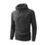 abordables sweats à capuche basiques pour hommes-Homme Sweat à capuche Noir Blanche Gris foncé À capuche Uni Jacquard Cordon de serrage A côtes Quart de zip Sport &amp; Loisir Quotidien Fête Polyester Streetwear Basique Occasionnel Printemps Automne