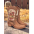 abordables Cowboy et bottes occidentales-Bottes western brodées pour femmes avec franges et pompons – bottes bohème chic pour le travail à la ferme et les sorties décontractées