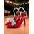 cheap Nightlife Party-Women&#039;s Green Satin Slingback Heels - Pointed Toe Party Shoes with Rhinestone Bow for Nightlife, Clubbing and Evening Events