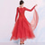 ieftine Sala de bal standard-rochie de dans eleganta pentru femei competitie vals rochie de dans tango cu maneca lunga costume moderne sandard