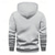 abordables Motif de Drapeau-Homme Sweat à capuche Noir Gris Clair À capuche Lettre Drapeau Américain Avec Poches Cordon de serrage Poche Avant Sport &amp; Loisir Quotidien Fête Polyester Streetwear Occasionnel Automne Hiver