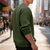 voordelige Basis Sweatshirts-Voor heren Sweatshirt Zwart Wit Leger Groen Khaki Donkergrijs Strakke ronde hals Effen Jacquard Geribd Met Textuur Brei-textuur Sport &amp; Outdoor Dagelijks Feestdagen Polyester Streetwear Basic Casual