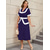 baratos Vestidos-Retro Vintage Anos 50 Rockabilly Meio-dia Um vestido de linha Vestido Flare Tamanho Grande Fantasia Mulheres Férias Reunião de Classe Festas &amp; Noite Adulto Vestido Primavera Verão