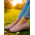 cheap Women&#039;s Slip-Ons &amp; Loafers-Women&#039;s Breathable Flyknit Cut-Out Loafers  – Lightweight Casual Slip-On Shoes for Gardening and Outdoor Activities