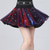 cheap Latin Skirts-Latin Dance Skirts Splicing Crystals / Rhinestones Tulle Women's Performance Training High Polyester