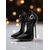 cheap Nightlife Party-Women&#039;s Red Patent Leather Stiletto Heels - Pointed Toe High Heels with Rhinestone Ankle Strap for Nightlife Parties and Clubwear