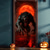billiga Dörrskydd-Halloween Dörrskydd – Ond demon som kommer fram ur en träddörr Inträdesbanner till hemsökt hus Spöklik utomhus- och inredningsdekoration för Halloween 2025 i sovrum vardagsrum badrum