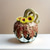cheap Halloween-Charming Black &amp; White Plaid Pumpkin Figurine - Resin Autumn Tabletop Decor, Perfect for Thanksgiving &amp; Halloween, Versatile Indoor/Outdoor Home Centerpiece
