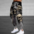 cheap Joggers-Men's Skull Death Costumes Sweatpants Joggers Trousers Mid Waist Drawstring Elastic Waist Dark Gothic Style Jogging Streetwear Workout Athletic Sweatpants with Pockets Spring Fall 3D Print