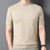 cheap Men's Pullover Sweater-Men's Pullover Sweater Jumper Knit Sweater Ribbed Knit Regular Tops Knitted Plain Crew Neck Fashion Basic Vacation Daily Wear Clothing Apparel Summer Spring Camel Wine S M L