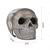 cheap Halloween-Halloween Imitated Human Skull Gas Log for Indoor or Outdoor Fireplaces Ceramic Fireproof Skull Shaped Charcoal for Fire Pit Refractory Fire Pit Skull Log Halloween Decor