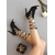 cheap Nightlife Party-Women&#039;s Black Peep Toe High Heel Booties - Lace-Up Ankle Short Boots for Nightlife and Party Outfits