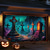 cheap Halloween Garage Door Cover-Halloween Outdoor Garage Door Cover Cemetery Skeletons Banner Large Tapestry Backdrop Decoration for Holiday Outdoor Garage Door Home Wall Decorations