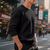 voordelige Basis Sweatshirts-Voor heren Sweatshirt Zwart Wit Leger Groen Khaki Donkergrijs Strakke ronde hals Effen Jacquard Geribd Met Textuur Brei-textuur Sport &amp; Outdoor Dagelijks Feestdagen Polyester Streetwear Basic Casual