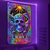 preiswerte Halloween-Wandteppiche-Schwarzlicht Wandteppich Skelett Tarotkarte Leuchtend im Dunkeln Glow Party UV reaktiv Trippy Nebelig hängender Wandteppich Wandkunst Wandmalerei für Wohnzimmer Schlafzimmer