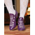 cheap 1930s-Women&#039;s Purple Edwardian Cage Strap Heels – Vintage 1900s-Inspired Faux Leather Kitten Heel Dress Shoes, Retro Costume Footwear for Historical Reenactment, Theater, and Gothic Lolita Style