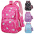 economico Zaini per Bambini e Adolescenti-Zaino scolastico per bambini con stampa di cartoni animati e multitasche, leggero e impermeabile, per studenti delle elementari, disponibile in rosa, nero, viola e blu.