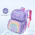 abordables Sacs à dos pour Enfants et Adolescents-Sac à dos arc-en-ciel licorne pour filles, idéal pour l'école primaire : léger, imperméable, grande capacité, avec plusieurs compartiments, parfait pour l'école et les voyages.