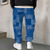 cheap Men&#039;s Printed Sweatpants-Men&#039;s Paisley Color Block Sweatpants Joggers Trousers Mid Waist Drawstring Elastic Waist Ethnic Casual Jogging Streetwear Workout Athletic Sweatpants with Pockets Spring Fall 3D Print Black 1 Black