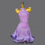 abordables robe de compétition-Danse salsa latine Robe Cristal / Strass Gland Couleur unie Femmes Performance Soirée Sans manches Nylon