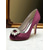 cheap Cocktail-Women&#039;s Satin Peep Toe Pumps with Crystal Buckle - Classic High Heel Dress Shoes for Ladies, Perfect for Cocktail Parties and Evening Occasions