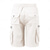 baratos Clássico-Homens Bermuda Cargo Shorts de moletom Com Cordão Cintura elástica Tecido Macio Respirável Casual Final de semana Moda Roupa de rua Azul denim Preto Micro-Elástica