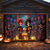 cheap Halloween Garage Door Cover-Halloween Outdoor Garage Door Cover Skeletons Banner Large Tapestry Backdrop Decoration for Holiday Outdoor Garage Door Home Wall Decorations