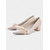 cheap Bridesmaid-Elegant Satin Bridesmaid Shoes with Pearl Flower Detail – Comfortable Block Heel Wedding Shoes for Classic &amp; Romantic Ceremonies