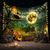 billige halloween veggtepper-Halloween Hengende Tapestry Spøkelseshus Fotografi Bakgrunn Jack O Lantern Veggkunst Stor Tapestry Mural Dekor Teppe Gardin Hjem Soverom Stue Dekorasjon Dødsbilde