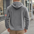 cheap Basic Hoodies-Men's Hoodie Full Zip Hoodie Polar Fleece Fleece Jacket Fleece Hoodie Black Navy Blue Khaki Gray Hooded National Flag Pocket Sports &amp; Outdoor Daily Holiday Polyester Streetwear Basic Casual Fall