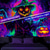 billiga halloween väggtapeter-Halloween Blacklight Tapestry Skrämselgumma UV Reaktiv Glöda i Mörkret Skog Trippy Berg Disiga Gravplats Spöke Hängande Tapestry Väggkonst Mural för Vardagsrum Sovrum