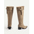 baratos Cowboy &amp; Western Boots-Botas de cowboy femininas de camurça desleixada - botas de cano médio com fivela estilo western e salto baixo, calçados casuais para atividades ao ar livre e festivais de música